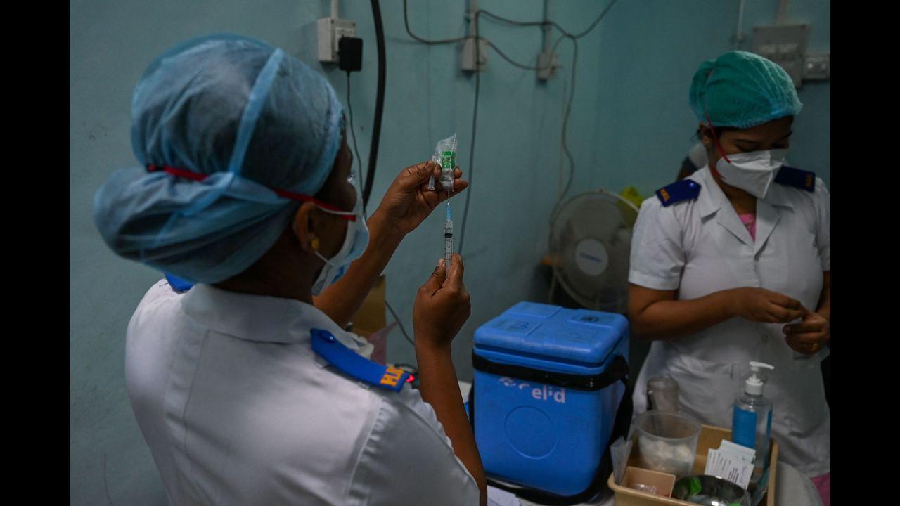 Meanwhile, the decision to vaccinate children against Covid-19 is still pending with the central government. If an approval is given next month, then the BMC will start a drive to vaccinate 10 to 12 lakh children between the age of 12 and 18 years. Pic/AFP
 